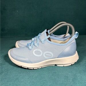 OOFOS OOMG SPORT LS LOW SHOE CAROLINA BLUE Tennis Shoes Size 7
